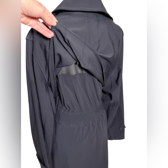 Athleta Stellar Trench in Black Size XL - Picture 7 of 12